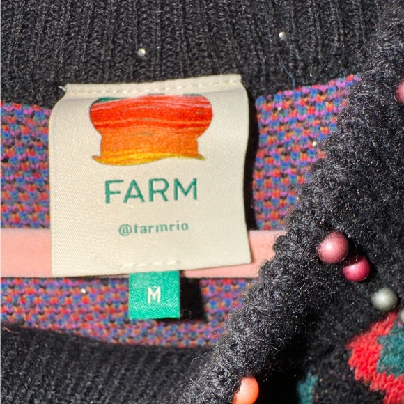 NWOT FARM Rio Lily’s Garden Sweater - Size Medium - Picture 7 of 7